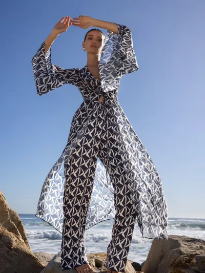 Diarrablu Sirene Kimono In Zhy Noir