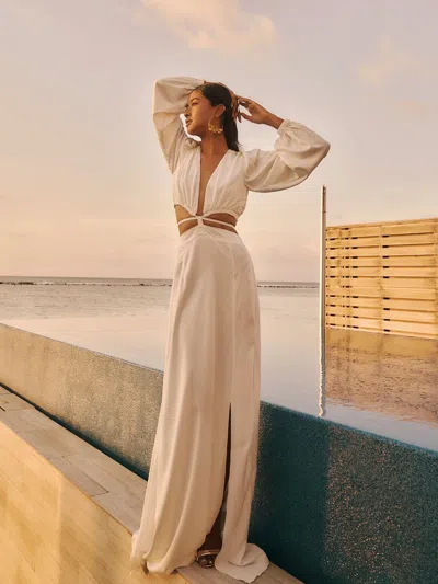 Diarrablu Sustainable Amal Dress In Neutral