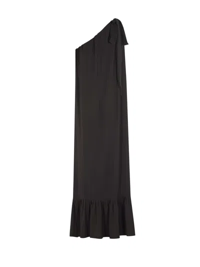 Diarrablu Sustainable Diago Dress In Solid Noir