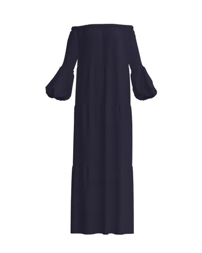 Diarrablu Sustainable Kudi Dress In Solid Navy