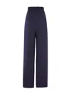Diarrablu Sustainable Leer Pants In Blue
