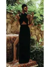 Diarrablu Sustainable Mailys Dress In Solid Noir