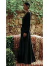 Diarrablu Sustainable Marieme Dress In Solid Noir
