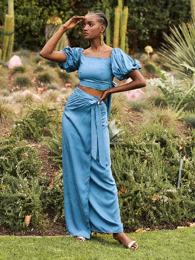 Diarrablu Sustainable Seur Skirt In Blue