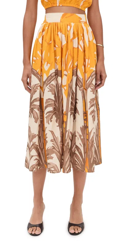 Diarrablu Taz Skirt Avena Mustard In Yellow