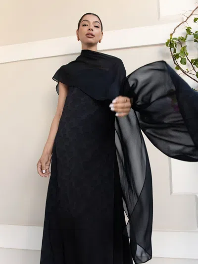 Diarrablu Tubi Dress In Zeen Noir