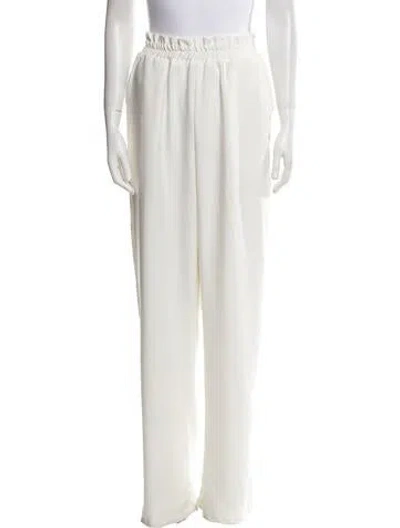 Pre-owned Diarrablu Wide Leg Pants In White