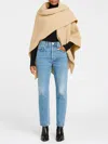 Diarrablu Wrap Cape In Solid Cream