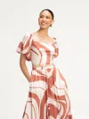 Diarrablu Zany Top In Luze Rust