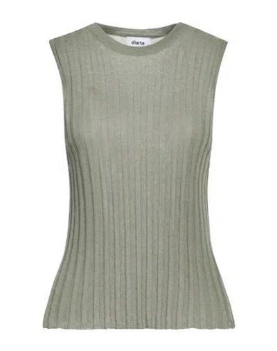 Diarte . Woman Top Military Green Size M Viscose