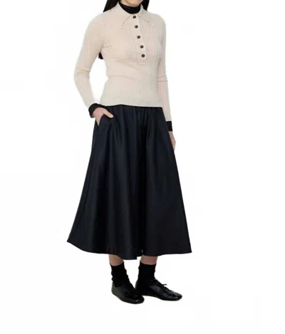 Diarte Dome Sweater In Ivory In Beige