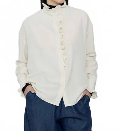 Diarte Ella Shirt In Raw White In Multi