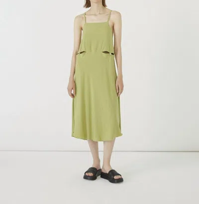 Diarte Rossana Dress In Kiwi In Yellow