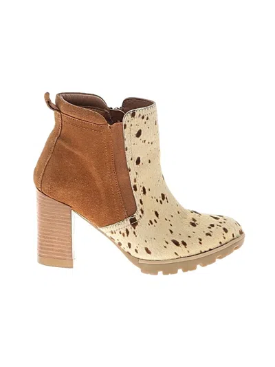 Pre-owned Diba True Ankle Boots In Brown