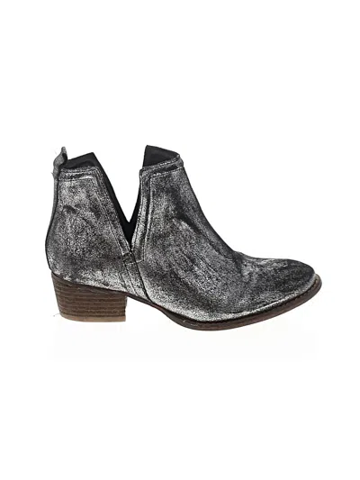 Pre-owned Diba True Ankle Boots In Gray