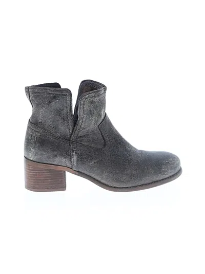 Pre-owned Diba True Ankle Boots In Gray