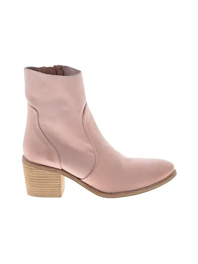 Pre-owned Diba True Ankle Boots In Pink