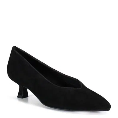 Diba True Clap Ton Suede Kitten Heel Pump In Black