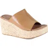Diba True Go Getter Espadrille Platform Wedge Sandal In Brown