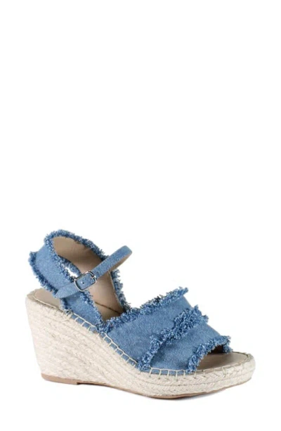 Diba True Grants Ville Wedge Sandal In Blue