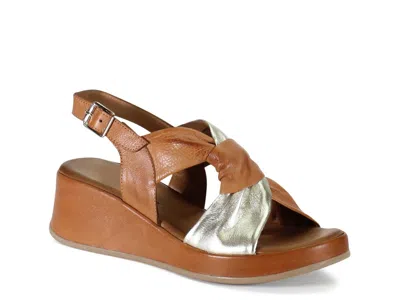Diba True Kala Flower Wedge Sandal In Brown
