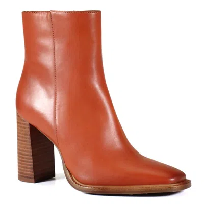 DIBA TRUE KEY SWITCH BOOTIE IN TAN LEATHER