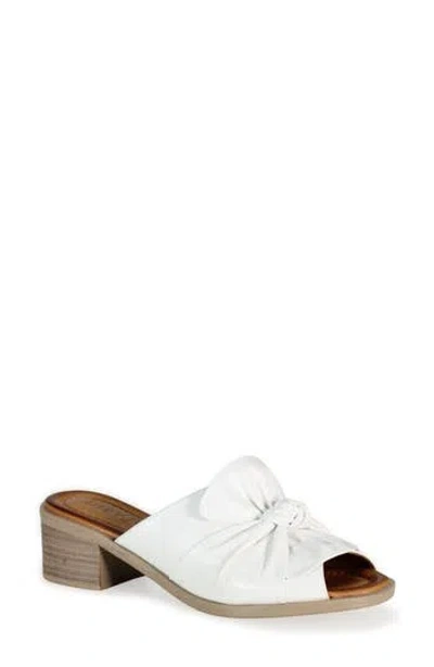 Diba True Know How Block Heel Sandal In White
