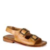 Diba True Law Less Sandals Womens Brown Leather Square Toe Slingback Gal475 In Brown