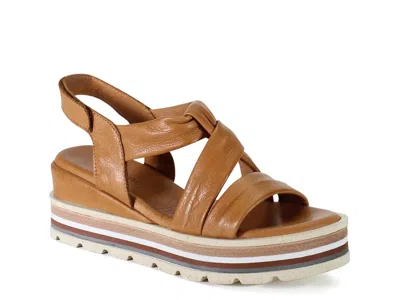 Diba True Mellen Camp Wedge Sandal In Brown