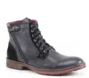 Diba True Men's Ball Of Fire Leather Boots In Black In Black