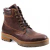 Diba True Men's Hawk Eyes Lace Up Leather Boots In Cognac In Brown