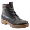 Diba True Men's Hawk Eyes Lace Up Leather Boots In Olive In Brown