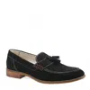Diba True Men's Proud Lee Suede Loafer In Black In Black
