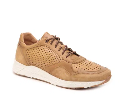 Diba True Men's Ra Low Down Sneaker In Beige In Animal Print