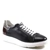 Diba True Men's Tim Ber Leather Lace-up Sneaker In Black/grey In Black