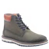 Diba True Men's Train Track Leather Shoes In Green In Green