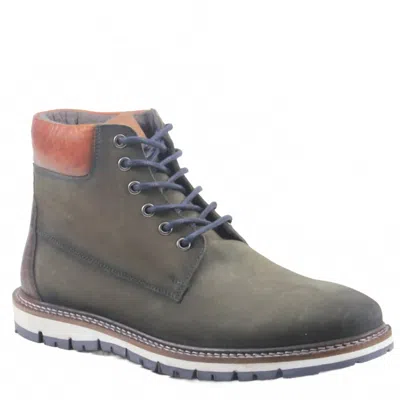 Diba True Men's Train Track Leather Shoes In Green