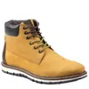 Diba True Men's Train Track Leather Shoes In Yellow In Yellow