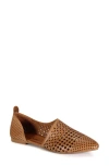 Diba True Papy Russ Perforated Flat In Coconut