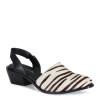 Diba True Pri Ority Leather Sling Back Western Shoe In Multi