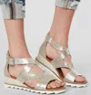 Diba True Qu Aint Sandal In Gold In Gold