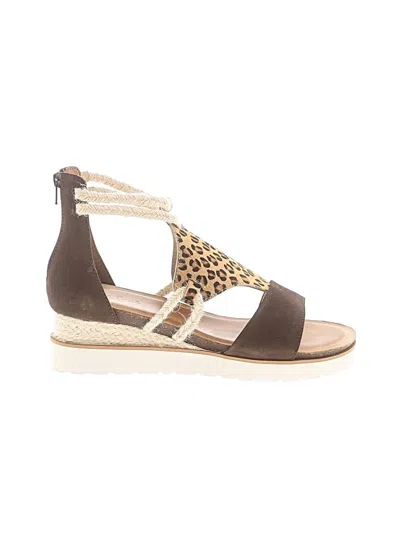 Pre-owned Diba True Sandals In Brown