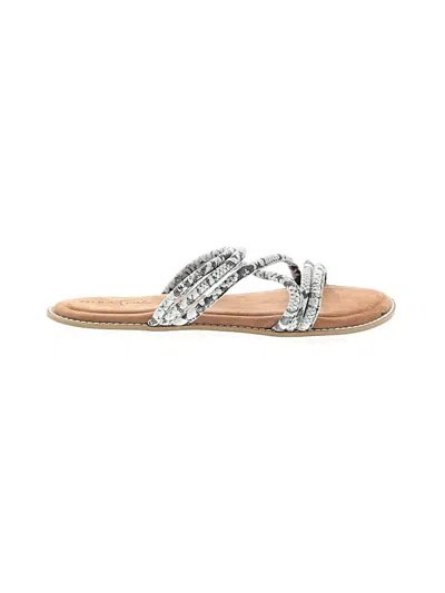 Pre-owned Diba True Sandals In Silver