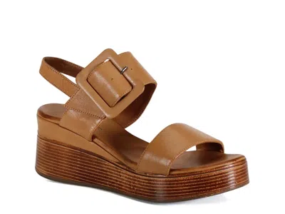 Diba True Seen It All Wedge Sandal In Brown