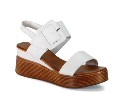 Diba True Seen It All Wedge Sandal In White