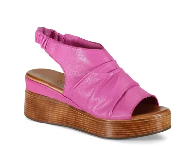 Diba True Small Town Wedge Sandal In Pink