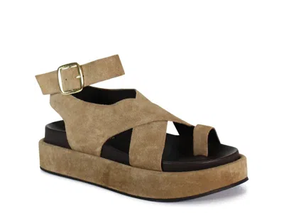 Diba True Sugar Fix Platform Sandal In Brown