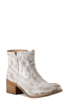 Diba True Walnut Grove Distressed Leather Pull-on Western Bootie In Multi