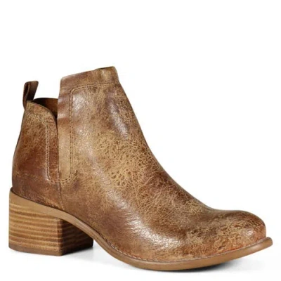 Diba True Win Doe Vintage Leather Bootie In Brown