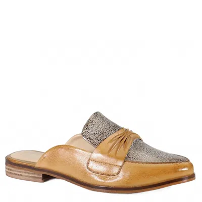 Diba True Women's Au Pair Slip On Mule In Luggage/gold In Brown